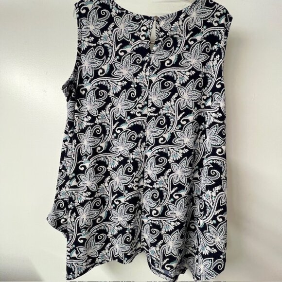 CATO Est. 1946 Womens Sleeveless Tunic Asymmetrical Hem Size 18/20W - Picture 5 of 8